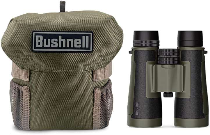 Bushnell R5 12x50 Binoculars - Waterproof, Dielectric Multi-Coated Optics with EXO Barrier Lens Protection for Long Range Viewing and Hunting, Includes Vault Lite Bino Chest Harness & Neck Strap - Image 5