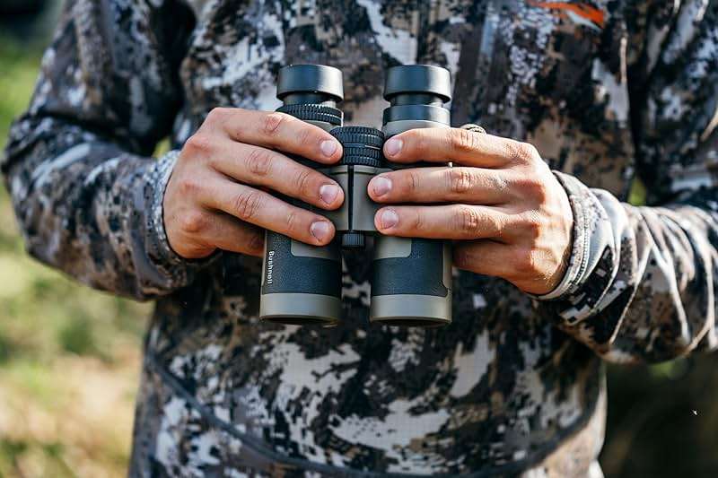 Bushnell R5 12x50 Binoculars - Waterproof, Dielectric Multi-Coated Optics with EXO Barrier Lens Protection for Long Range Viewing and Hunting, Includes Vault Lite Bino Chest Harness & Neck Strap - Image 6