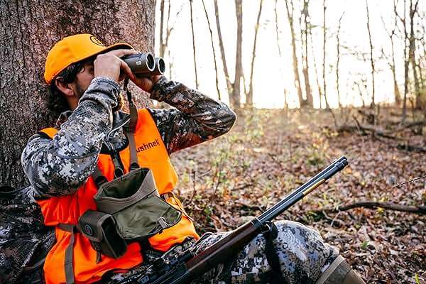 Bushnell R5 12x50 Binoculars - Waterproof, Dielectric Multi-Coated Optics with EXO Barrier Lens Protection for Long Range Viewing and Hunting, Includes Vault Lite Bino Chest Harness & Neck Strap - Image 10
