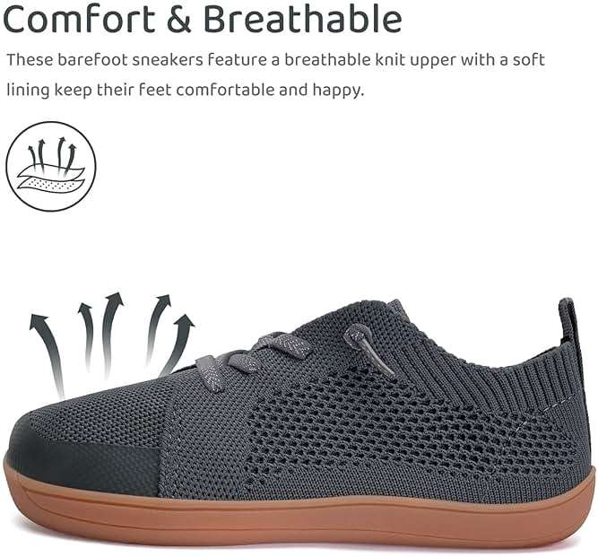 WateLves Toddler Little Kids Wide Barefoot Shoes Boys Girls Minimalist Sneakers Lightweight Breathable Walking Shoes | Naturally Splay | Flexible Fit - Image 2