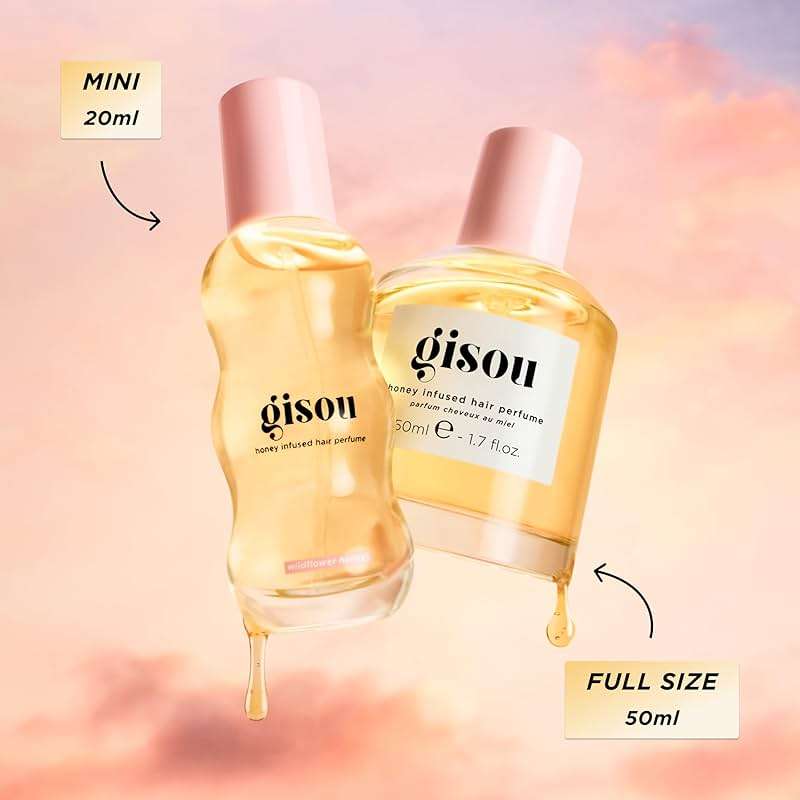 Gisou Honey Infused Hair Perfume – Long-Lasting Hair Fragrance with Mirsalehi Honey & Argan Oil, Wildflower Honey, 1.7 Fl Oz - Image 7
