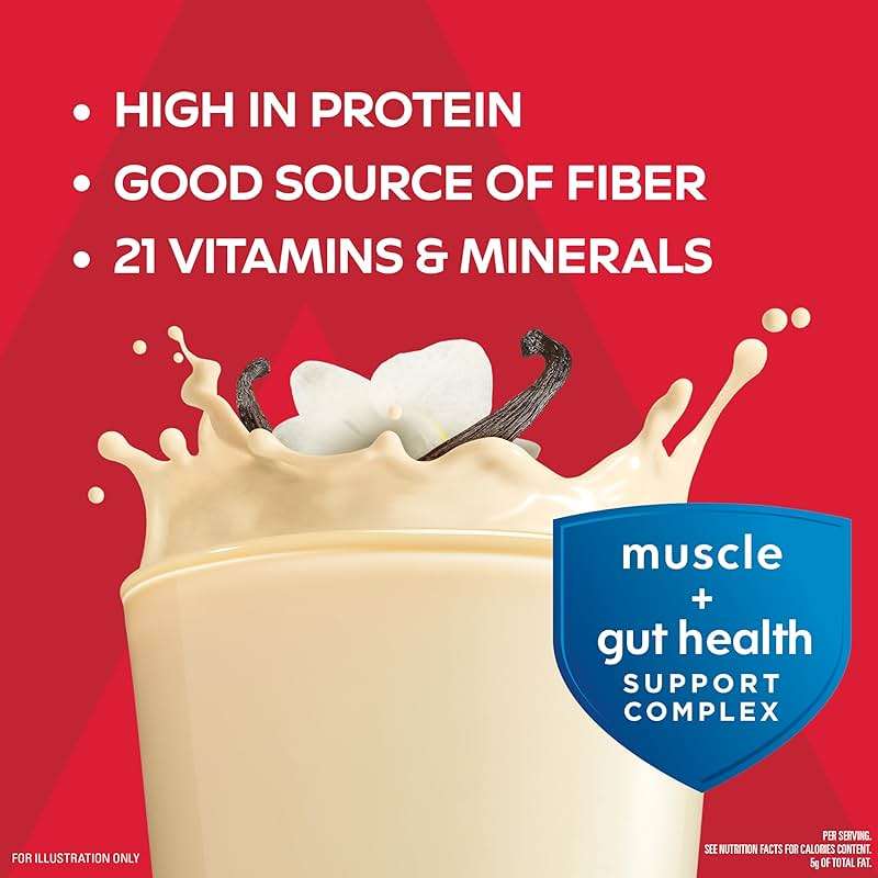 Atkins Strong High Protein Shake, Vanilla Flavored, 30g Protein, Low Carb and Low Sugar Shake, Keto Friendly, Gluten Free, Muscle and Gut Health Support Complex, 12 Count - Image 5