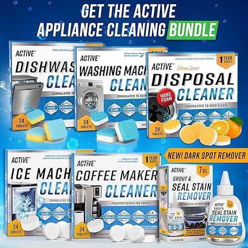 ACTIVE Ice Machine Cleaner Maker Descaler - 24 Clean Tablets Compatible with Frigidaire, Opal, GE Profile, Kitchenaid, Nickel Safe Scale Remover for Countertop, Nugget Ice Makers - Bulk 1 Year Supply - Image 7