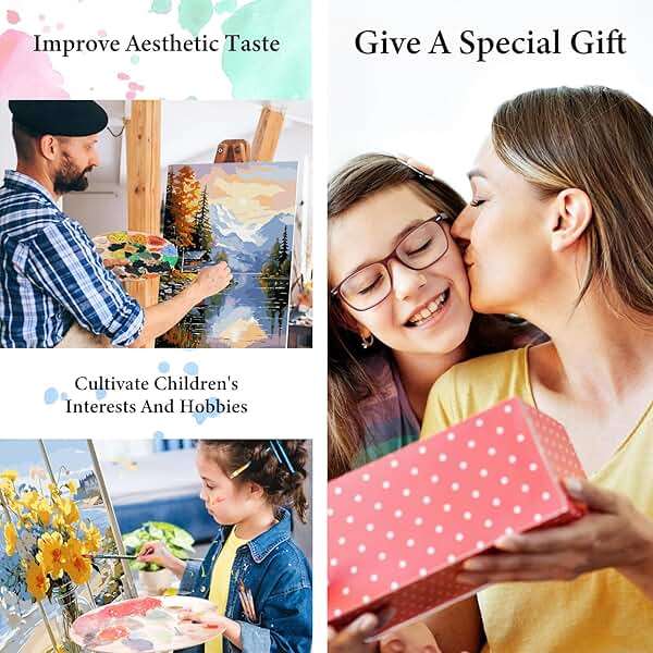 PRASIO Paint by Numbers Kit for Adults Beginner, Flowers Adult Paint by Number Kits on Canvas, DIY Acrylic Number Painting Crafts for Adults for Home Decor Gift 16x20 Inch - Image 6