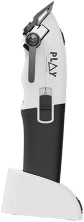 TPOB Play Barber Hair Clippers for Men 7500 RPM with Rubber Grips (White) - Image 6
