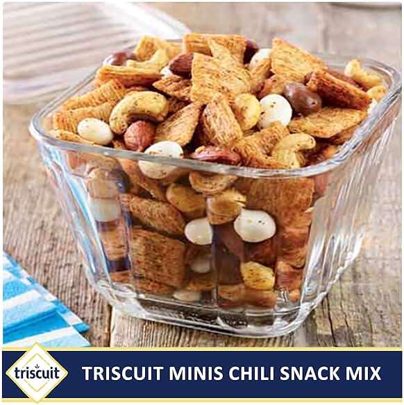 Triscuit Minis Original Whole Grain Wheat Crackers, Vegan Crackers, Bulk Lunch Snacks, 20 Snack Packs - Image 13