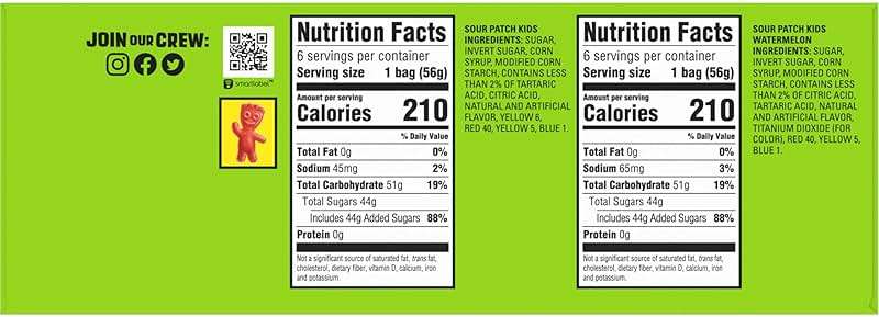 SOUR PATCH KIDS and SWEDISH FISH Mini Soft & Chewy Candy Variety Pack, Bulk Candy, 18-2 oz Bags - Image 3