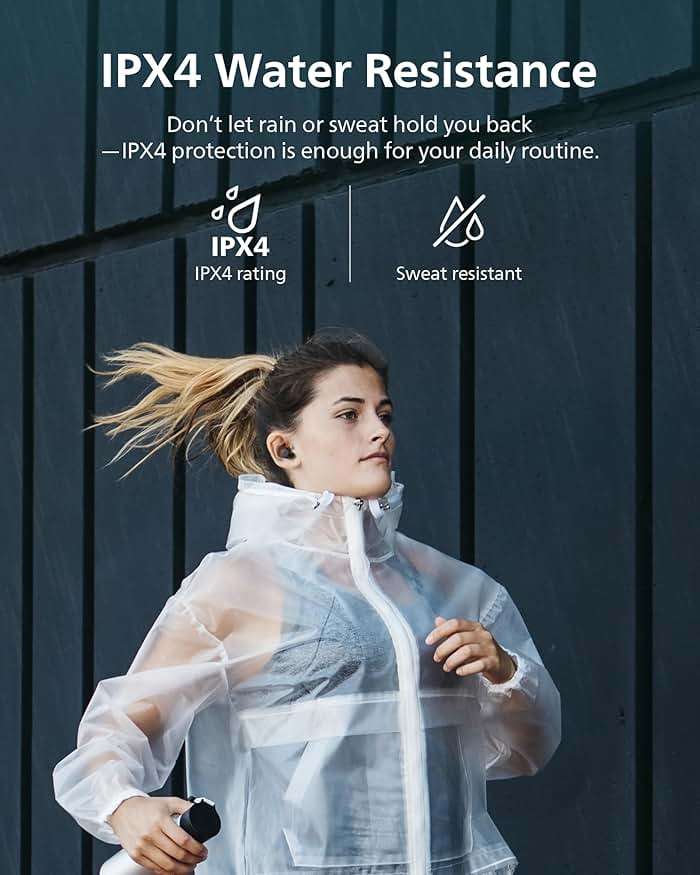 Philips TAT1219 True Wireless Bluetooth Earbuds - 18 Hours Play Time, Dynamic Bass, Clear Calls, IPX4 Water Resistant, Black - Image 5