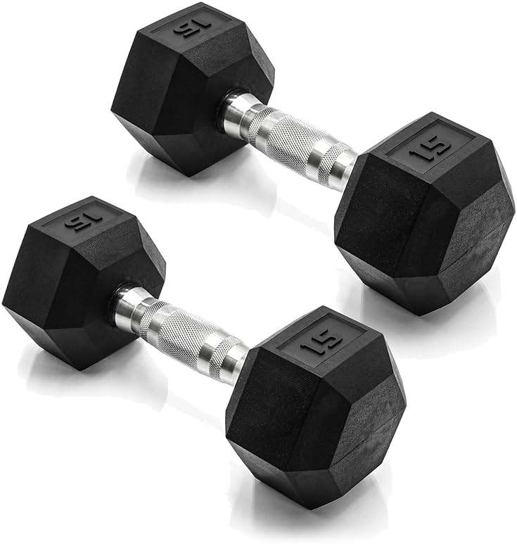 CAP Barbell Coated Dumbbell Weight | Multiple Options Pairs & Sets - Image 1