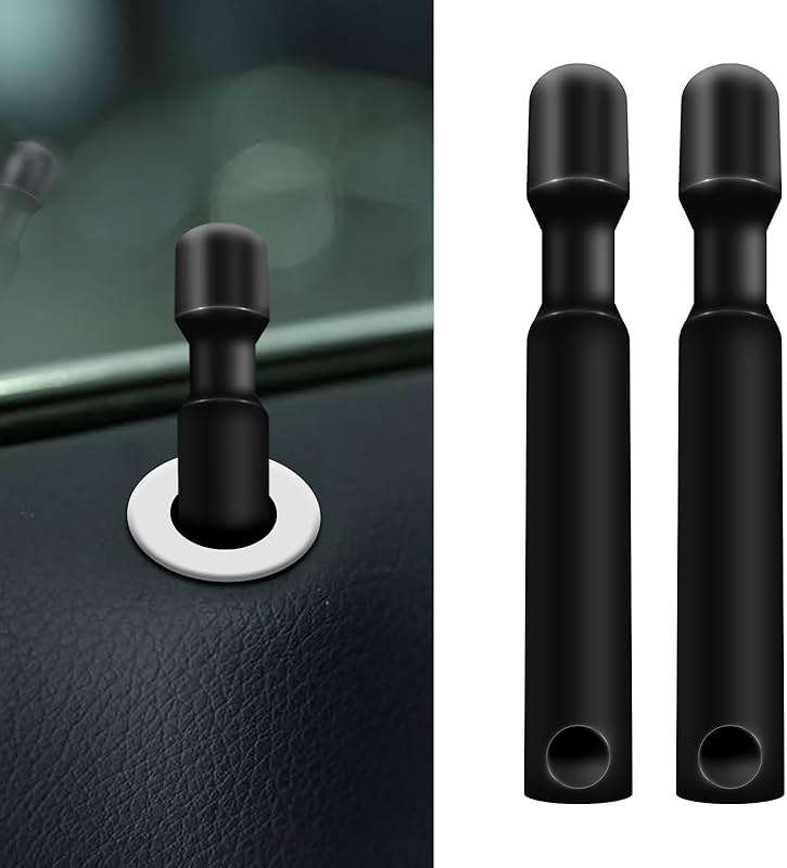 Hirificing 2PCS Car Door Lock Knobs for Ford F150 Explorer, Door Lock Pull Knob, Cover FODZ-5421850-A, Lift Bolt Control Post Pins - Image 1