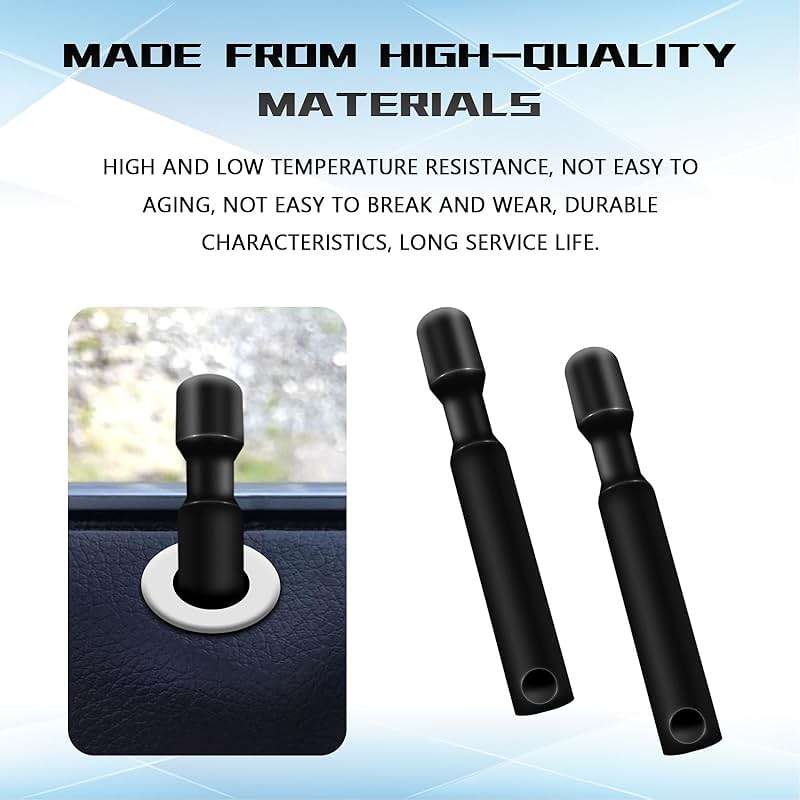 Hirificing 2PCS Car Door Lock Knobs for Ford F150 Explorer, Door Lock Pull Knob, Cover FODZ-5421850-A, Lift Bolt Control Post Pins - Image 3