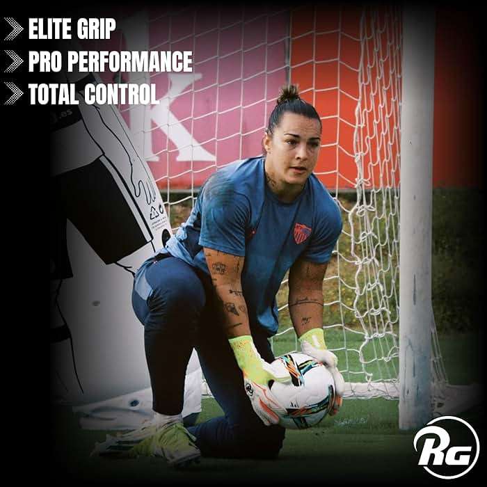 RG ZIMA Goalkeeper Gloves - Hybrid Roll Negative Cut | Giga+ German Latex Palm Grip Protection | L-Derma Fit Technology Lightweight Backhand | 2D PunchZone Wrist Fit All-Weather Soccer Gloves - Image 7