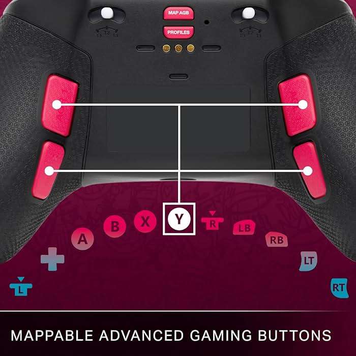 PowerA Wireless Controller for Xbox Series X|S - Fortnite SE, bonus virtual item included, hall effect thumbsticks, low latency wireless, officially licensed, works with Xbox One and Windows 10/11 - Image 6
