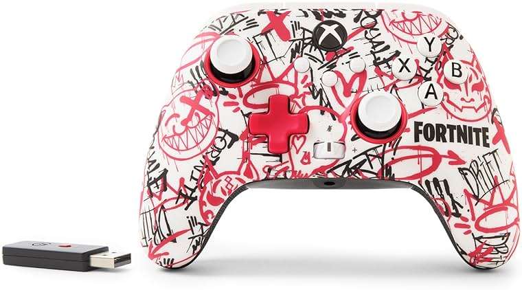 PowerA Wireless Controller for Xbox Series X|S - Fortnite SE, bonus virtual item included, hall effect thumbsticks, low latency wireless, officially licensed, works with Xbox One and Windows 10/11 - Image 9