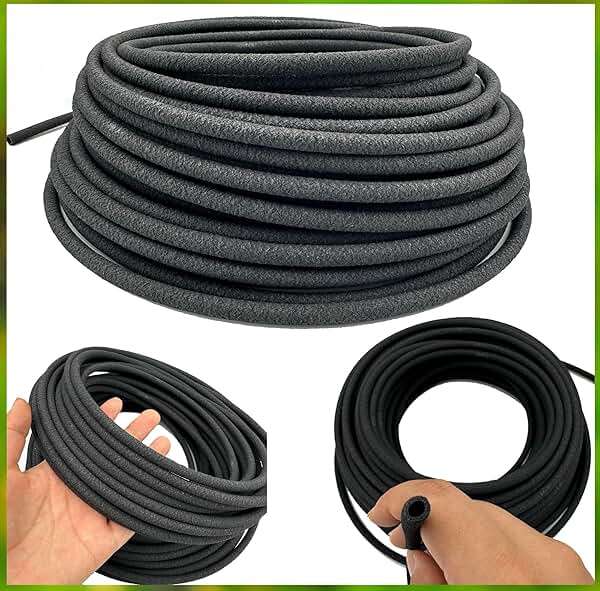 1/4 inch Soaker Hose Tubing for Drip Irrigation, 100FT Garden Beds Soaker Irrigation Tubing Hose with Various Accessories Rubber Longer Lasting Drip Irrigation Save 70% of Water for Garden and Yard - Image 7