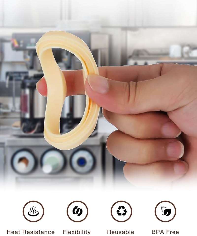 2PCS 54mm Silicone Steam Ring for Breville Espresso Machine 878/870/860/880/810/840/450/500 and Sage 880/878/875/870/810/500, Breville Espresso Machine Accessories Grouphead Gasket Replacement Part - Image 3