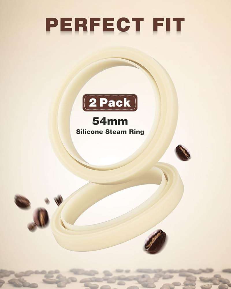 2PCS 54mm Silicone Steam Ring for Breville Espresso Machine 878/870/860/880/810/840/450/500 and Sage 880/878/875/870/810/500, Breville Espresso Machine Accessories Grouphead Gasket Replacement Part - Image 4