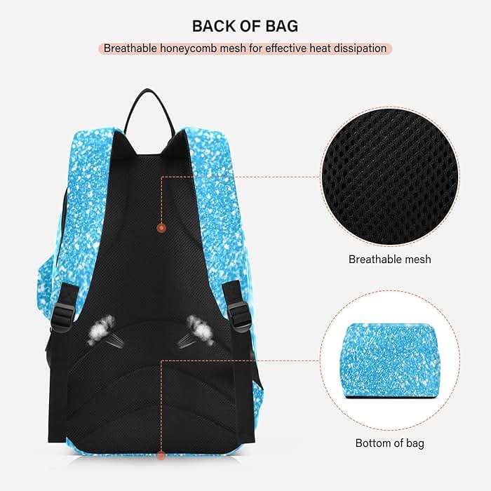ODAWA Pink Purple Gradient Tennis Bags, Pickleball Bags for Women to Hold Pickleball Paddles, Badminton Racquet - Image 4