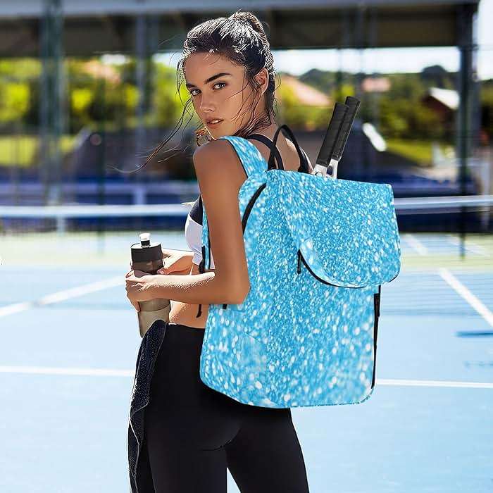 ODAWA Pink Purple Gradient Tennis Bags, Pickleball Bags for Women to Hold Pickleball Paddles, Badminton Racquet - Image 7