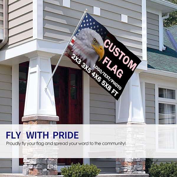 Custom Flag 3x5 Ft Double Sided Outdoor,Design Your Own Custom Flag With Logo/Text/Photo For Room Outdoor Decoration - Image 7