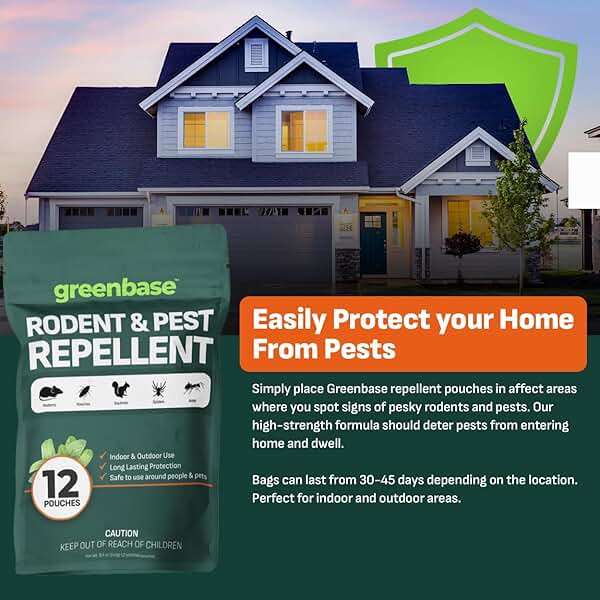 12 Pack Natural Rodent Repellent Pouches – Peppermint, Cedarwood & Clove Mouse & Rat Repellent for Home, Garage, Car, RV, Basement & Attic – Long Lasting Pest Control Safe for People & Pets - Image 4