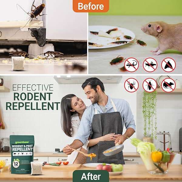 12 Pack Natural Rodent Repellent Pouches – Peppermint, Cedarwood & Clove Mouse & Rat Repellent for Home, Garage, Car, RV, Basement & Attic – Long Lasting Pest Control Safe for People & Pets - Image 7