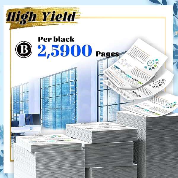 PSHYYQ B600 Toner Cartridge for Xerox Printer Replacement for 106R03942 Toner Cartridge,works for VERSALINK B600 B605 B610 B615 black 2 pack - Image 3