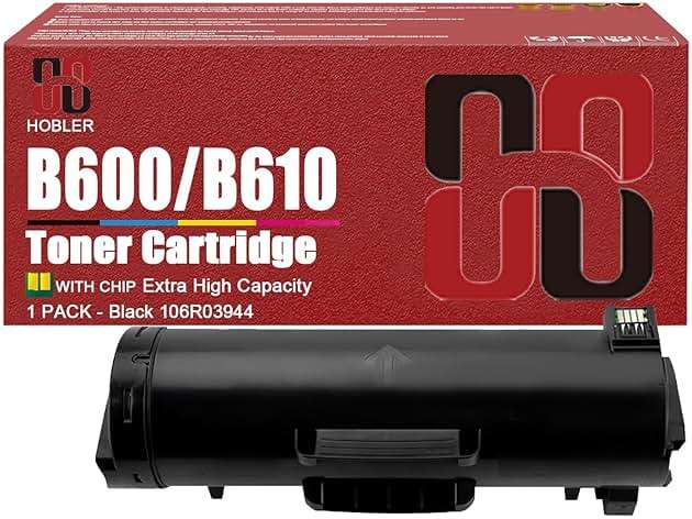 AENITH B600 B610 Toner Cartridges Compatible for Xerox 106R03944 Toner Cartridge Work for Xerox VersaLink B600 B610 B605 B615 Printers (46,700 Pages), Black - Image 1