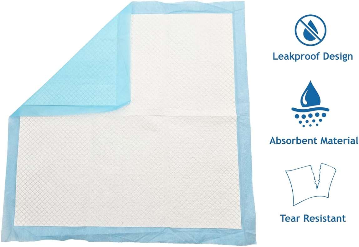 3Q Puppy Pee Pads, 22 x 22 Inch Leak-Proof Pet Potty Training Pads for Dogs, Quick Absorb 6-Layer Design, Ideal for Puppies, Cats, Rabbits, and Guinea Pigs (Blue-50 Count) - Image 7