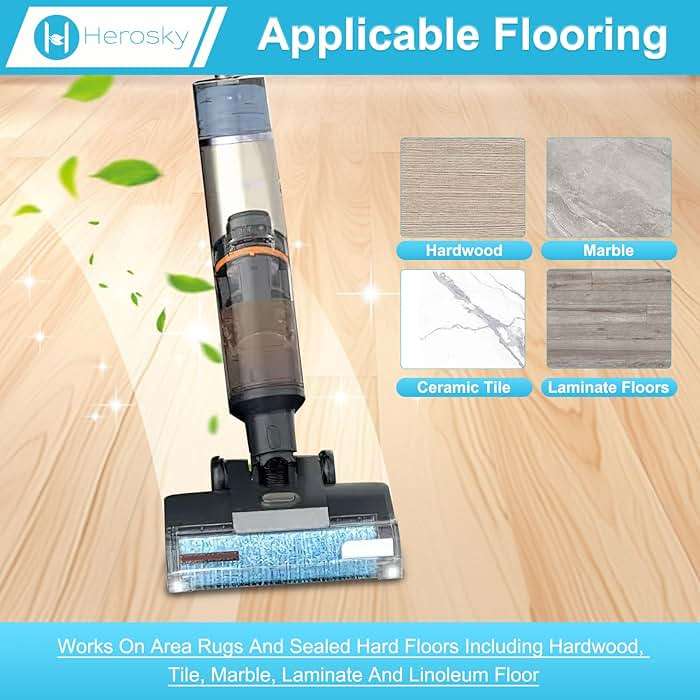 WD161 Roller and Filter For Shark HydroVac MessMaster Wet Dry Vacuum Cleaner WD161 WD261 AW261 (2 Brush 4 Foam Filter Kit) - Image 6