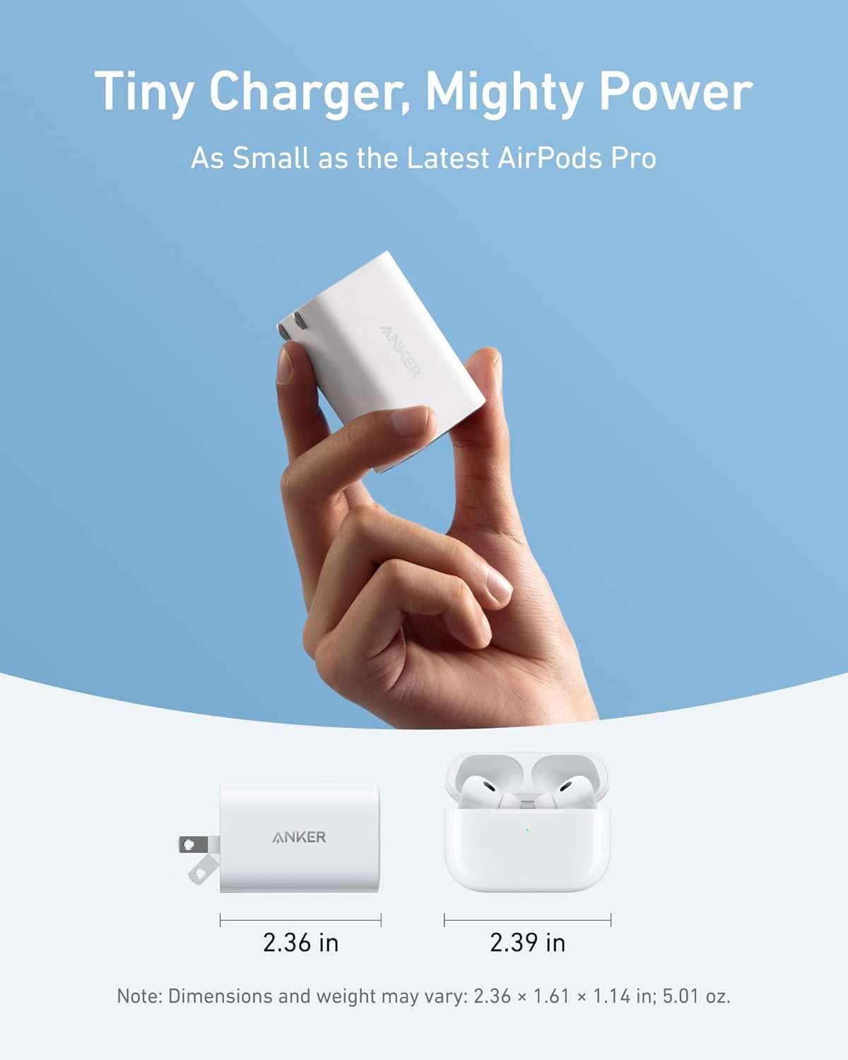 Anker Laptop Charger, 100W Foldable Type C Charger Fast Charging for MacBook, iPhone 17 Series, and All USB C Devices(6FT USB-C Cable Included, Compatible with MagSafe) - Image 3