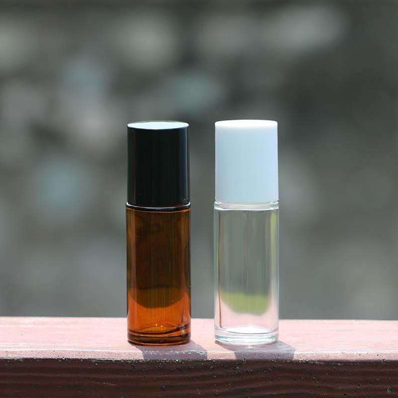 LNYMZD 2Pcs Brown 30ml Glass Essential Oil Roller Bottles Refillable Roll on Bottles Empty Deodorant Bottle Containers Rollerball Beauty and Personal Care Tools for Fragrance Cosmetics - Image 6