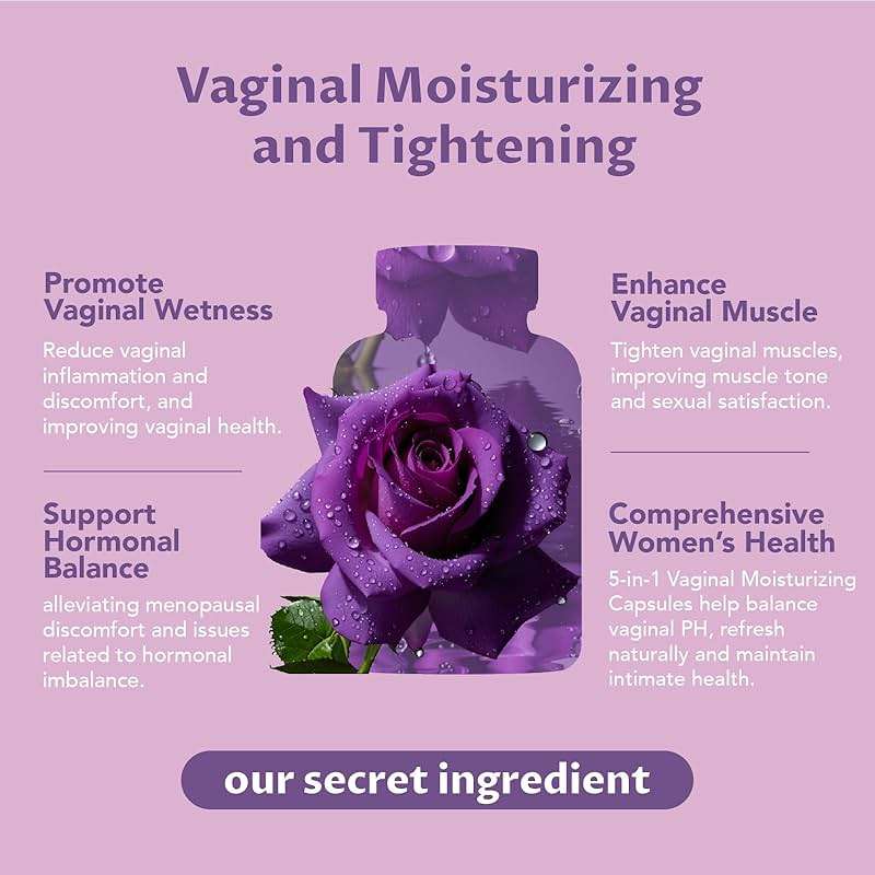 MEGNETA Vaginal Tightening Capsules for Women – Kacip Fatimah, Manjakani & Slippery Elm – Supports Feminine Firmness, Elasticity & Intimate Moisture – 60 Vegan Capsules - Image 2