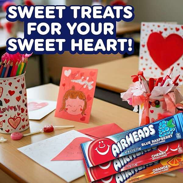Airheads Mini SOURS Candy Bars, Sour Watermelon Punch, Blue Blast, and Lemon Berry Squeeze 12oz Variety Bag - Image 4