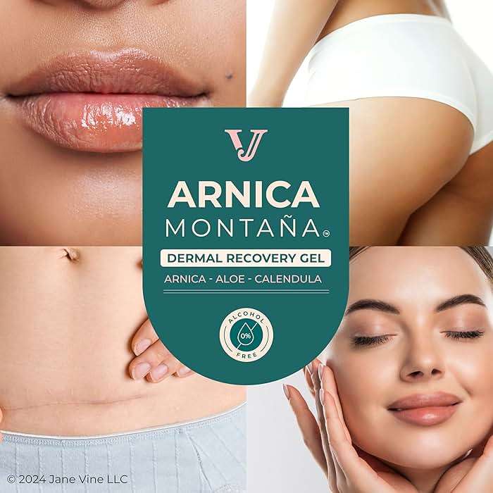 JANE VINE Arnica Gel For Face, Arnica Cream and Bruise Cream to Soothe with Aloe and Calendula for Face and Body, Menthol Free, Alcohol Free, 7oz Pump - Image 3