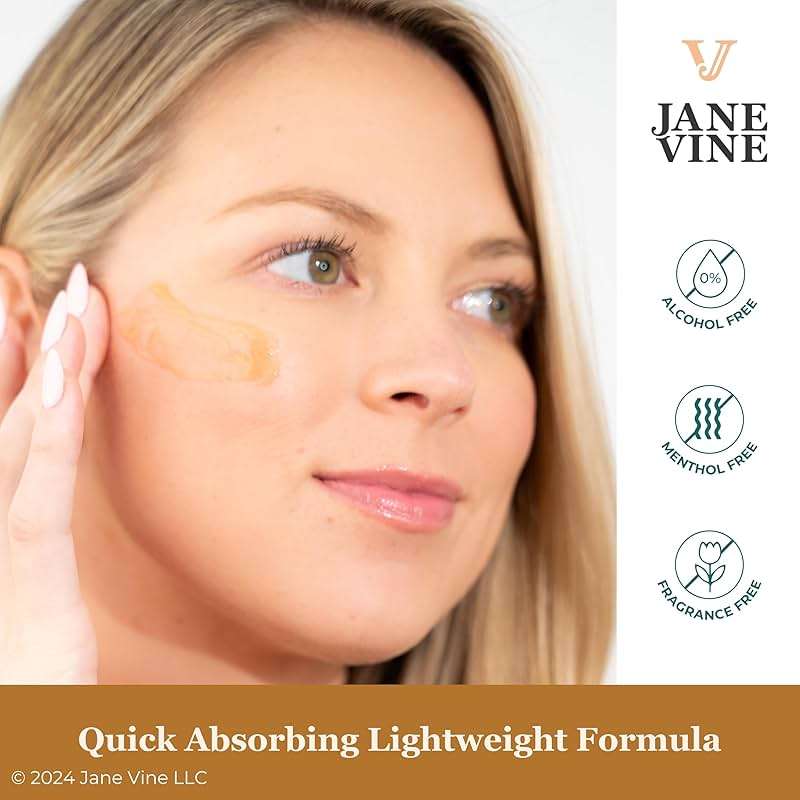 JANE VINE Arnica Gel For Face, Arnica Cream and Bruise Cream to Soothe with Aloe and Calendula for Face and Body, Menthol Free, Alcohol Free, 7oz Pump - Image 5