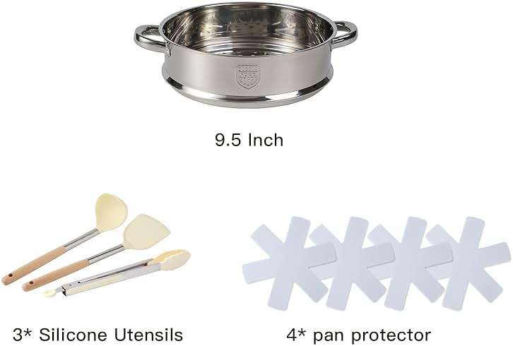 16PCS Pots and Pans Set Non Stick Cookware Set Nonstick with Cooking Set - Image 3