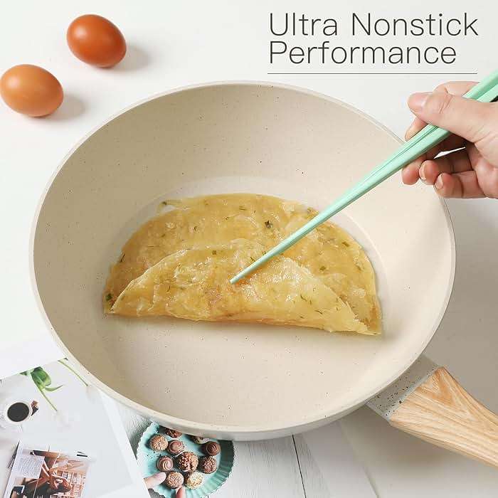16PCS Pots and Pans Set Non Stick Cookware Set Nonstick with Cooking Set - Image 4