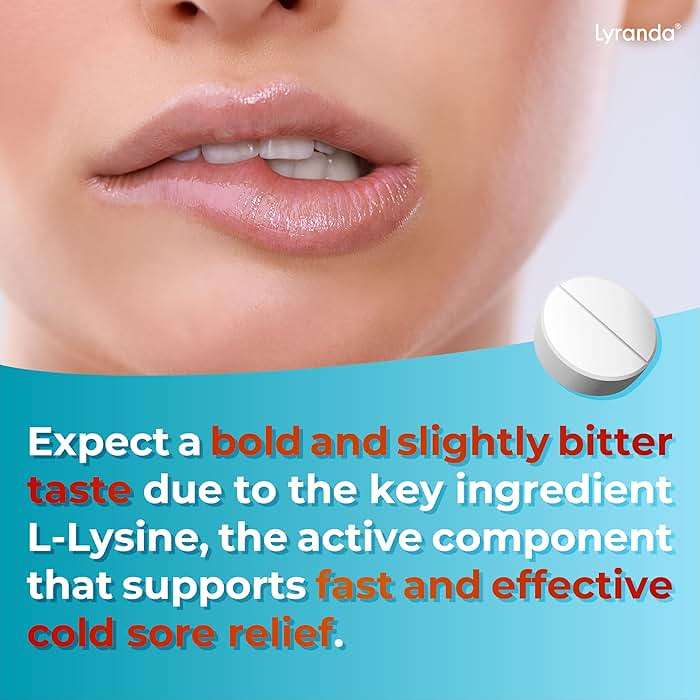 Lyranda® - Lysine Cold Sore Treatment - Chewable L-Lysine Tablets - Faster Absorption and Better Hygiene - Image 5