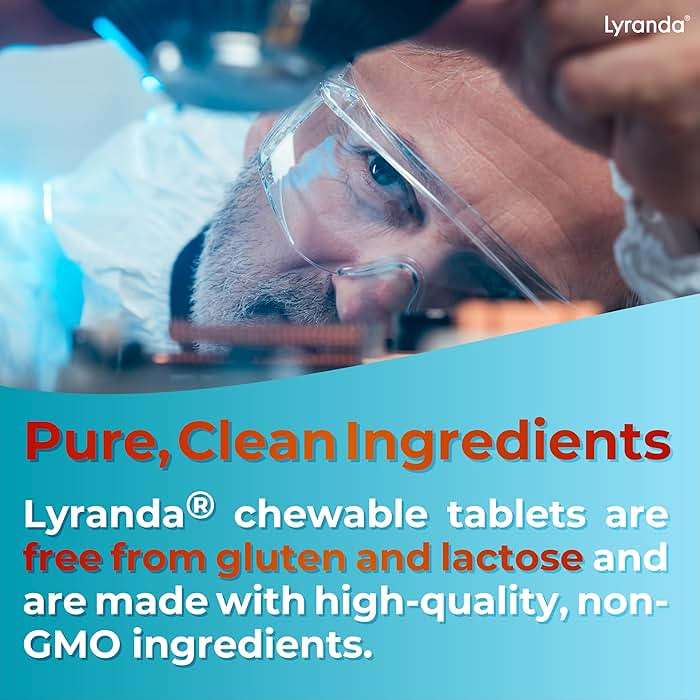 Lyranda® - Lysine Cold Sore Treatment - Chewable L-Lysine Tablets - Faster Absorption and Better Hygiene - Image 7