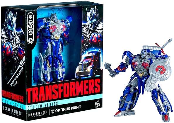 Transformers Toys Studio Series Leader Class Age of Extinction Optimus Prime, 8.5-inch Converting Action Figure, Ages 8+ - Image 4