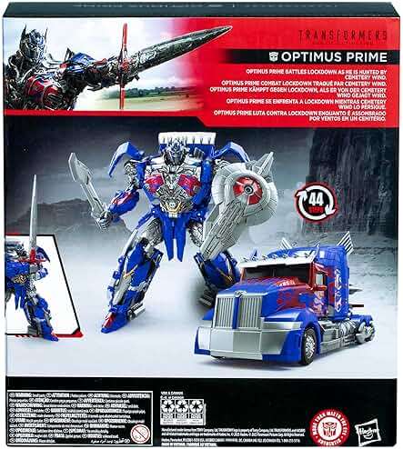 Transformers Toys Studio Series Leader Class Age of Extinction Optimus Prime, 8.5-inch Converting Action Figure, Ages 8+ - Image 6