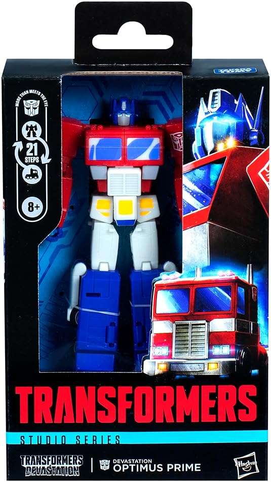 Transformers Toys Studio Series Deluxe Class Devastation Optimus Prime, 4.5-inch Converting Action Figure, 8+ - Image 4