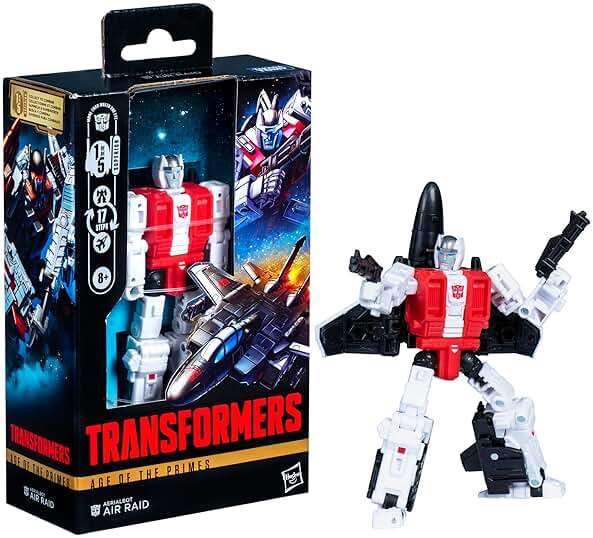 Transformers Age of the Primes Deluxe Class Aerialbot Air Raid, 5.5-inch Converting Action Figure, Robot Toys for Ages 8+ - Image 3