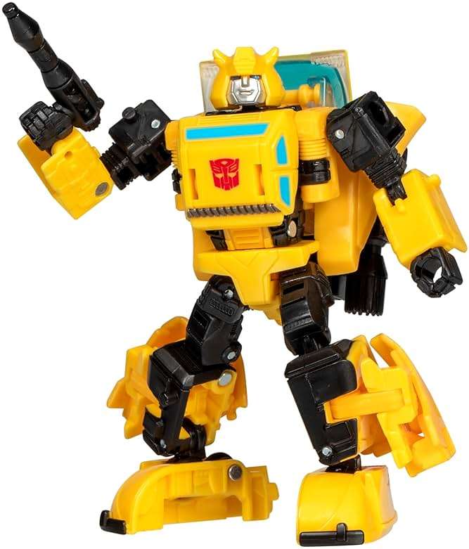 Transformers Legacy Deluxe Class Origin Bumblebee 5.5-inch Converting Action Figure, 8+ - Image 1