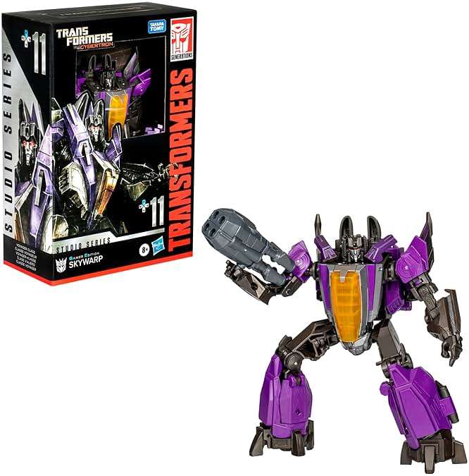Transformers Toys Studio Series Voyager Class Transformers: War for Cybertron 11 Gamer Edition Skywarp, 6.5-inch Converting Action Figure, 8+ - Image 3