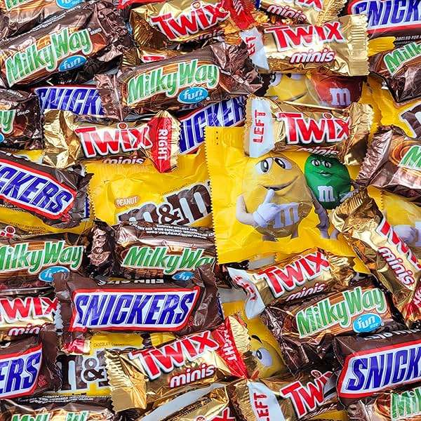 Yummy Chew Mars Assorted Chocolate Candy Variety Pack - 5lb Bulk Chocolate Candy Assortment - Individually Wrapped Fun Size Snickers, Twix, and Milky Way Mixed Chocolates - 5 Pound Bag of Bulk Candy - Image 4