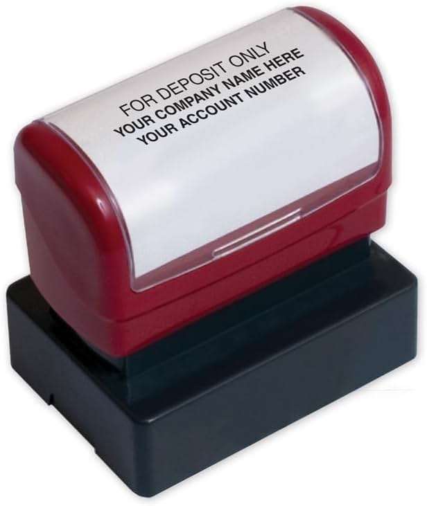 5Forms D2023A Endorsement Stamp Pre-Inked Popular 1 13/16 x 1 1/16" - Image 2