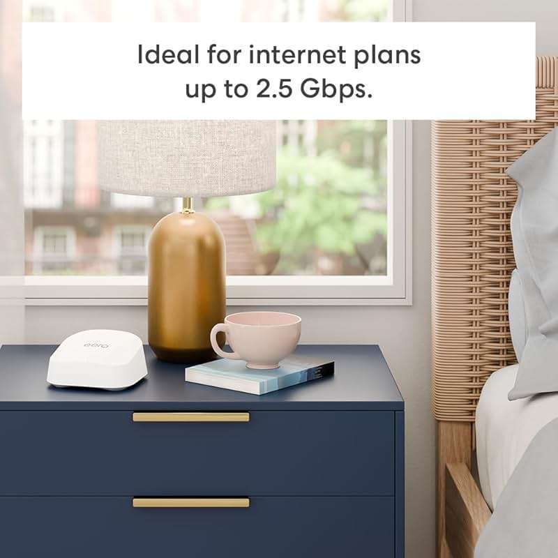 Amazon eero 7 dual-band mesh Wi-Fi 7 router (newest model) - Supports internet plans up to 2.5 Gbps, Coverage up to 4,000 sq. ft., 2-pack - Image 4