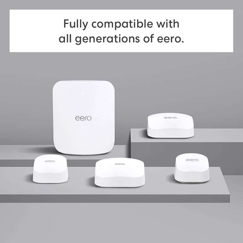 Amazon eero 7 dual-band mesh Wi-Fi 7 router (newest model) - Supports internet plans up to 2.5 Gbps, Coverage up to 4,000 sq. ft., 2-pack - Image 5